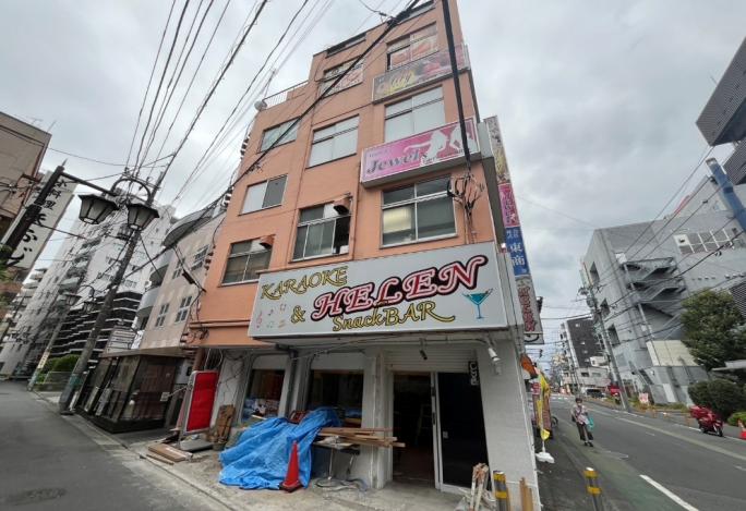 【府中市】府中・府中本町両方利用可／居酒屋居抜き物件／角地／業態制限無／約16.36坪